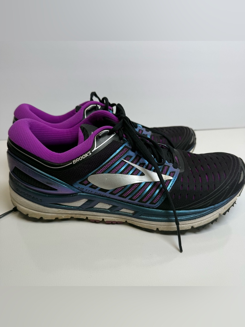 Brooks Transcend 5 Women's Size 10 Black Purple 1202631B023 Running Shoes - Picture 4 of 11